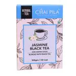 CHAI PILA JASMINE BLACK TEA | FOR HEALTHY & GLOWING | 100% ORGANIC JASMINE FLOWER & LOOSE LEAF | 100G Pack