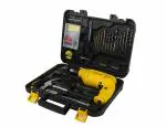 Stanley 550W 10mm Single Speed Hammer Drill Tool Kit (120-Pieces) for Professional Use (SDH550KP-IN)