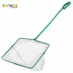 COLOURFUL High Quality Aquarium Fish Tank Net - Anti-Stress Betta Net - Durable Nylon Net Prevent Pulling Fish Scales - Transparent Net Do Not Scare Fish - Hook on Handle Tail Calls for Easy Storage - 12 x 12 Inches