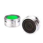 CUROVIT Male Tap Aerator Permix SET OF 5 PC (24mm) Foam Flow Jali / Spray Nozzle For Bib Cock / Swan Neck / Piller Cock / Sink Cock For Kitchen Tools / Bathroom Fittings Faucets - Set of 5