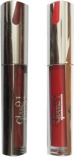 Glam21 Multicolor Kiss Proof Non Transfer Brick Red Shade Lip Gloss, 6 G (Pack Of 2)
