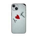 GADGETSWRAP Printed Vinyl Skin Sticker for Apple iPhone 14 - i love you written on paper