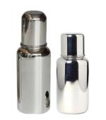 YYOURCULL Baby Stainless Steel Bottle For Feeding Milk, Water-(250ml-180ml) -Pack of 2| Milk Bottle | Bottle | Steel Feeding Bottle | Baby Milk Bottle | Newborn Baby Bottle