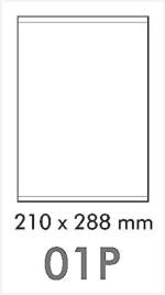 Novajet (Technova ) Mpl 1 Label (Per A4 Size Sheet) Multi Purpose Self Adhesive Labels (Label Size 210 X 288 Mm) (Pack Of 25 Sheets)