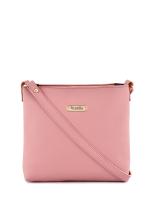 Krozilla Women Pink Loving With Extra Space Sling Bag