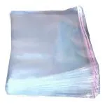 GDCS Ideal for Packing Plastic polythene Cristal Clear Bags Transparent Pouches for Garments Clothes Saree Shirt Self Adhesive BOPP Pack of 50 (12
