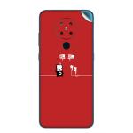 GADGETSWRAP Printed Vinyl Skin Sticker for Nokia 5.3 - Earphones Buds