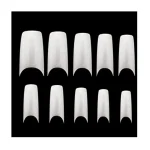 Bunny Nail Studio Nail Tips For Extension | Nail Art Tips | Nail Tip For Gel Extension | Artificial Long Nails With Glue | Dip Powder Nail Kit (1 packet 500 pcs)