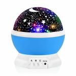 MILLENSIUM Star Rotating Night Light Projector with USB Cable 360 Degree For Baby And Kids Bedroom Decor ,Blue
