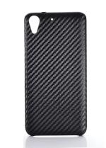Tarkan Black Faux Leather Back Case Cover For Htc Desire 728, 728G