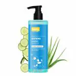 Bscly Soothing Dog Shampoo with Cucumber Melon & Aloe - Gentle on Skin, Ensures Healthy Coat in Dogs & Cats - 200ml