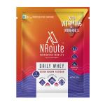 NRoute Daily Whey Protein Powder for Lean Body, Kesar Badam 33g with BCAA, L-Glutamine, Zero Sugar