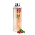 Treo Clarion Borosilicate Glass Water Bottle, 1000 ml, Transparent