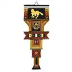 VARUNAVI Handloom Horse Wall Hanging Home Decor Cotton Tapestry Medium (14X39)