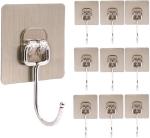 ELITEHOME Wall Hooks Self Adhesive for Kitchen And Bathroom Door Hanger Heavy Duty Sticky Hooks