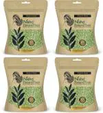 Nisha Nature Mate Henna Powder For Hair Color 45 gm each (Pack OF 4) , Original Black