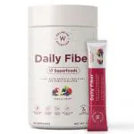 Wellbeing Nutrition Daily Fiber Natural Prebiotic Digestive Fiber - Vanilla Berry 30 Servings