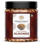 GIRDHARI PRODUCT Natural Dried Big Size Almonds Gluten Free Dry Fruit A Grade Badam Giri Healthy Dry Fruits Jar Pack 1 kg