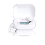 Boston Levin Storm 9 Bluetooth Wireless Earbuds with Upto 32 Hour Playtime, Bluetooth V5.2, IPX5 Water/Sweat Resistant, Immersive Sound Quality, Powerful Bass, 13mm Drivers, Digital Display Case (White)