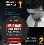KURAIY NEW Hair Wax For Men - Gel Wax for Strong Hold, Perfect Slick & Shiny Wet Look Hair Wax  (100 g)