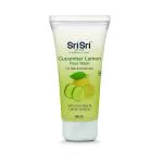 SRI SRI TATTVA Shuddhta ka naam Cucumber & Lemon Face Wash - For Clear & Smooth Skin, 60ml | Pack of 3