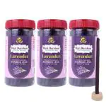 Hari Darshan Lavender Bamboo Less Dhoop Sticks (Pack of 3, 125g Each)