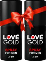 LOVE GOLD SPRAY 25gm for Men 2ps Last Long Spray Long Timing Spray