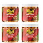 SAVIBITE Afghani Mamra Giri Almonds Badam Nuts | Natural Organic | Gym Dry Fruit ( Pack of 4 )