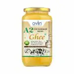 OVLIN A2 Bilona Ghee Desi Gir Cow Vedic Bilona Method Traditional Ghee Glass Bottle (1000 Ml)