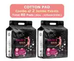 Cailin Care Cottony Heavy Flow Leakage Free Protrection Sanitary Pads (Total 80 Pads | XXXL | 320mm)