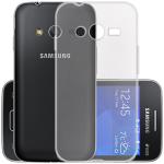 Casotec Soft TPU Back Case Cover for Samsung Galaxy Ace 4 LTE G313 - Clear