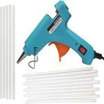 Gunstick 20W With 08 Glue Sticks Hot Melt Glue Gun Dodger Blue Color With Power Indicator