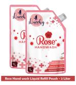 Rose Hnad wash liquid Pouch