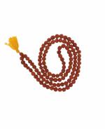 CREYENTES 5 Panch Mukhi Rudraksha Simple mala [7 mm Size ] (108+1 Nepal Rudraksha Seed Japa Mala Tibetan Prayer Beads) Rudraksh Necklace for Men Women Yoga Meditation Long [ 20 Inches ] (Pack of 2)