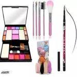 ANGELS GLOW All In One Best Makeup Kit Combo With Brushes And Washable Sponge Beauty Blender Puff