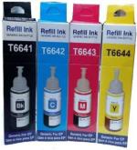 Technart Multicolor Refil Ink For Epson L6190 Multi-Function Printer (Pack Of 4)