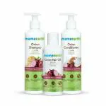 Mamaearth Onion Anti Hair Fall Kit (Shampoo 400 ml + Conditioner 400 ml + Hair Oil 250 ml)