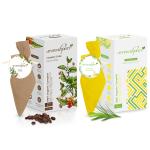 Aromahpure Camphor Cube | Pack of 2| Refreshing Lemongrass & French Coffee Fragrance | 45 Days Last Long| 100% Pure & Organic Camphor Cube for Car, Room, Bathroom & Air Freshener