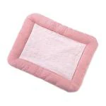 Kuber Industries Pink Cotton Rectangular Dog And Cat Bed
