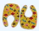 Maalove Waterproof Baby Feeding Bibs/Apron Yellow Pack of 2