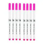 SYGA 8 Piece Air Erasable Pen, Water Erasable Fabric Marking Pens for Fabric, Garment, Leather and Shoes - Pink