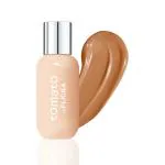 Flicka Tomato Foundation with SPF Makeup for Women, Hydrating Light Weight Texture,30ml(Caramel)