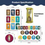 Mini Leaves Animal Logic Game Children Early Memory Concentration Toys with Sand Timer