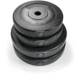 Star X Black Pvc Weight Plates (5 Kg 6 Plates, 2.5Kg 4 - 40 Kg)