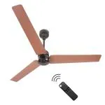 Atomberg Renesa 1200 MM 3 Blade Bldc Motor With Remote 3 Blade Ceiling Fan, Brown Black