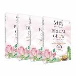 Sara Soul of Beauty Bridal Glow Facial Kit with Gold Haldi & Gotu Cola for Men & Women (4 X 41gm)