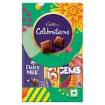 Cadbury Celebrations Chocolate Gift Pack 59.8 g + Aarvipure Assorted Flavored Chocolate Gift Box (8 Pcs)