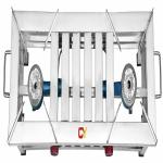 CAY Stainless Steel Two Burner Commercial Gas Stove (Silver, Manual Ignition)