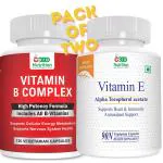 Pronutrition Vitamin B Complex + Vitamin E Capsules (Pack of 2)