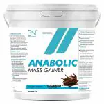 Brave Nutrition Anabolic Mass Gainer With USA Whey Protein & Digestive Enzymes(5kg,Chocolate)